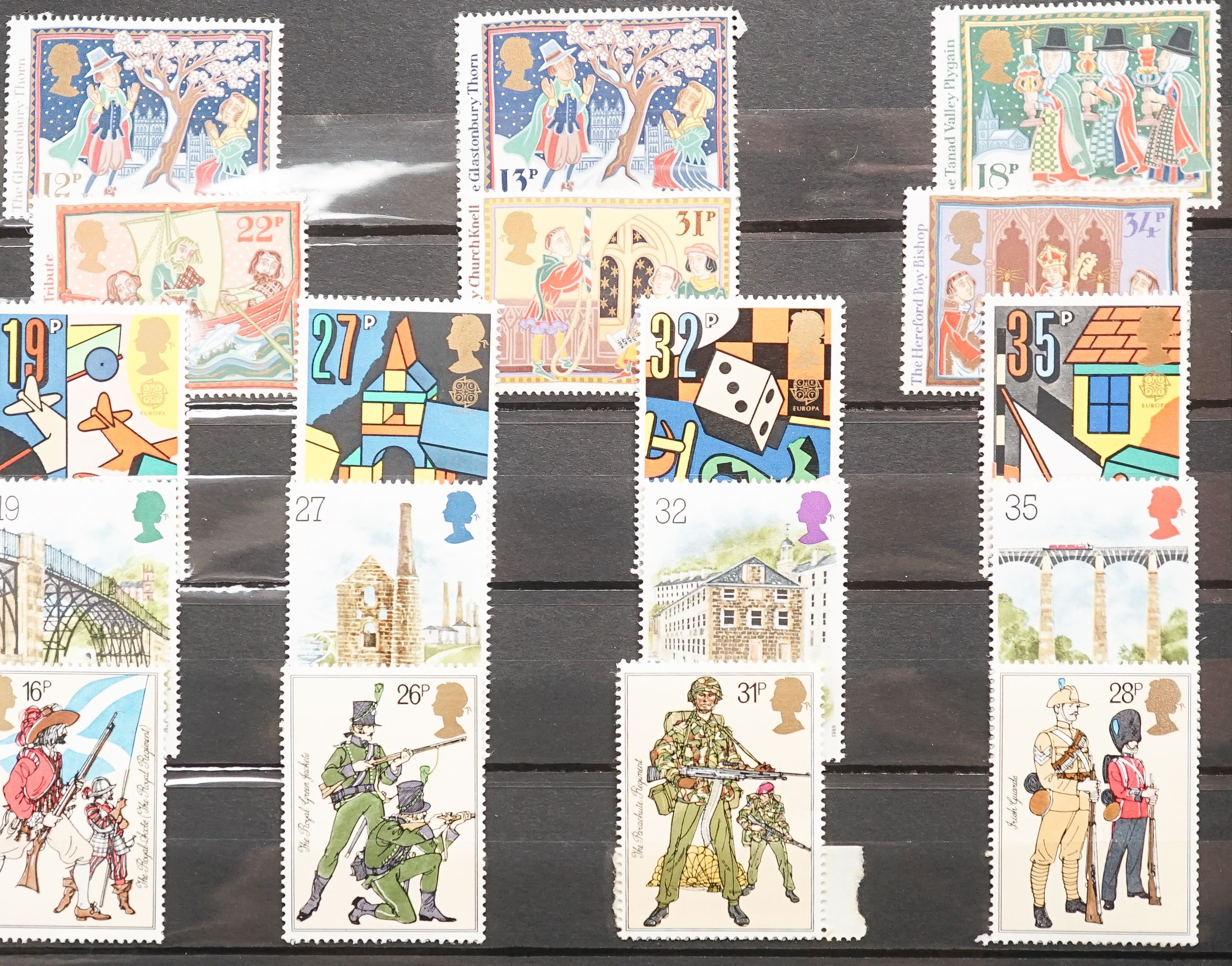 A large collection of world stamps in albums with Great Britain 1840 1d black (2) 2d blue (faults) presentation packs, FD covers, New Zealand, France (six boxes) In the front 'post' office